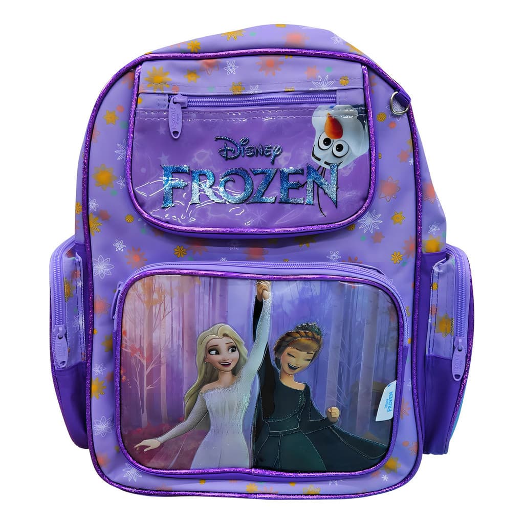 Mochila Passeio Frozen Infantil – Design Estampado Lilás