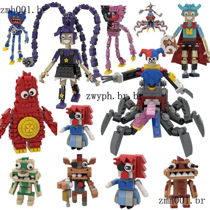 poppy playtime 5 Series Set Blocos De Construção Modelos Decorações Criança brinquedos educativos