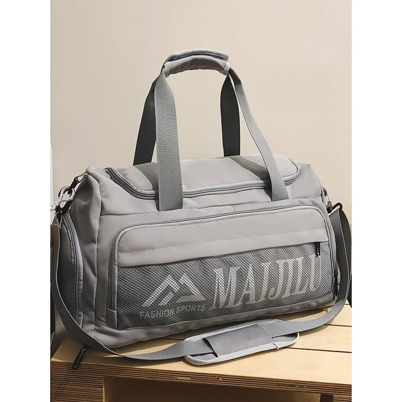 Bolsa de viagem de grande capacidade, bolsa de estudante, bolsa mensageiro de viagem de curta distância, separação seca