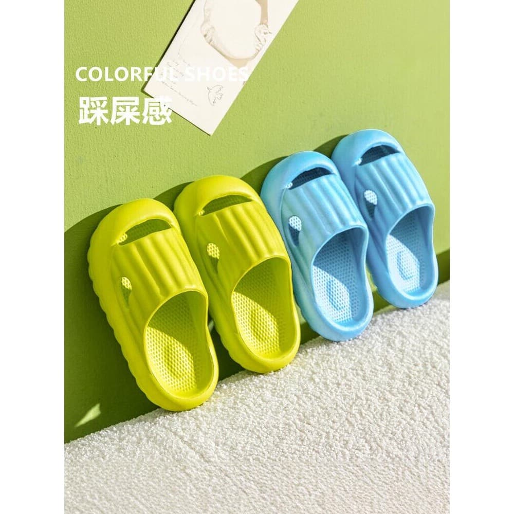 Eva chinelos infantis meninos meninas 2025 novo estilo interior casa banho do bebê antiderrapante sandálias Baotou chine