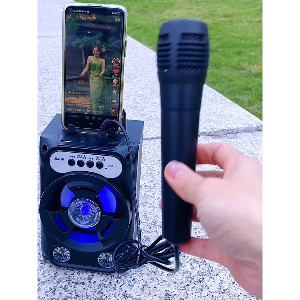 Portátil sem fio Bluetooth alto-falante ao ar livre coleção doméstica do telefone móvel dança quadrada Subwoofer k-Song