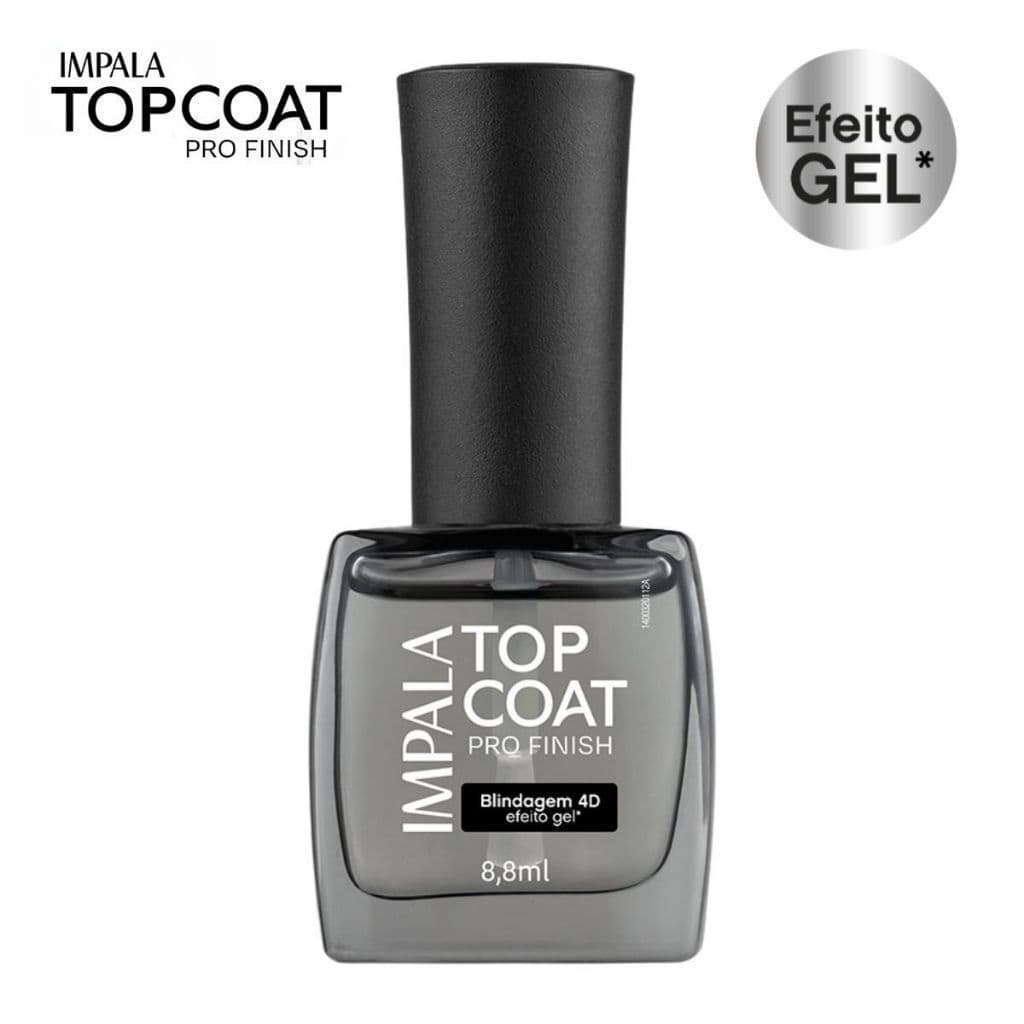 IMPALA Esmalte Top Coat Pro Finish LANÇAMENTO Blindagem 4D Efeito Gel Hipoalergênico