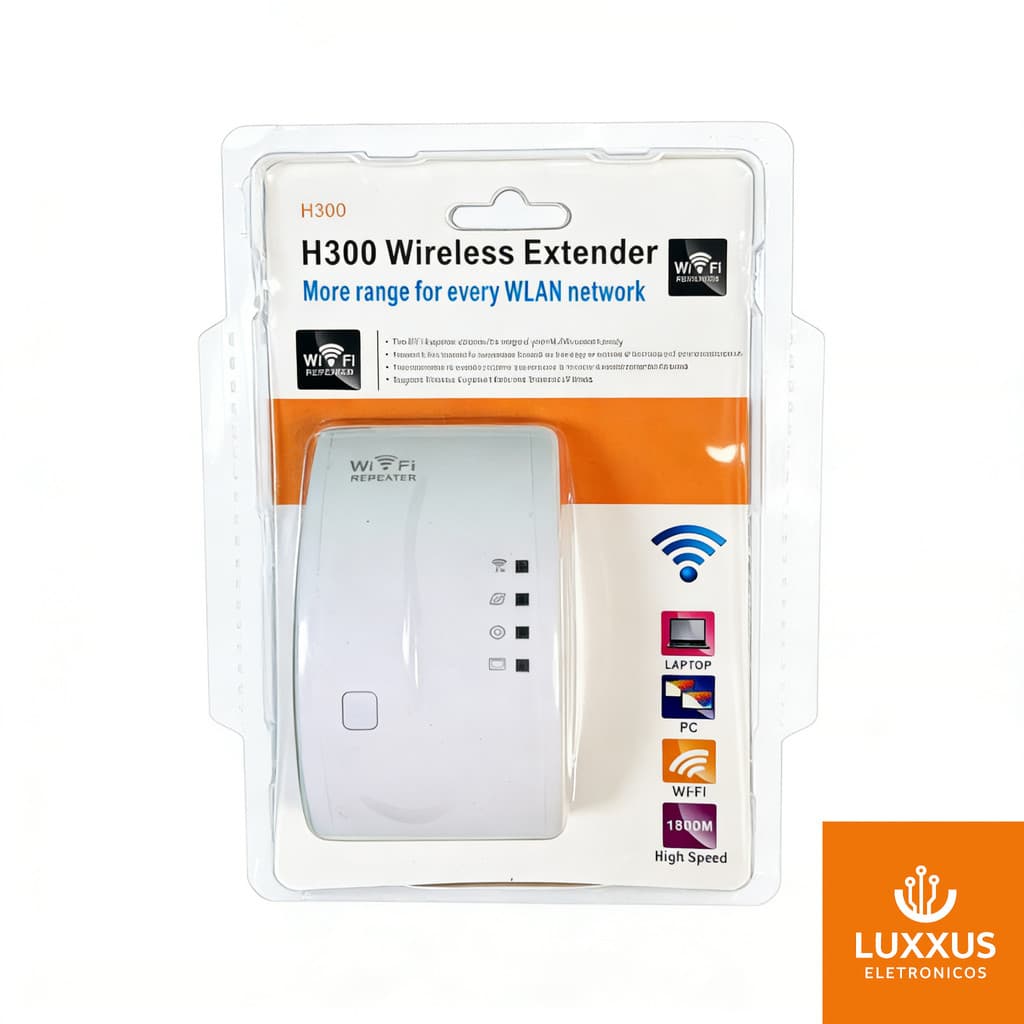 Repetidor wireless amplificador de sinal Expansor Rede wifi
