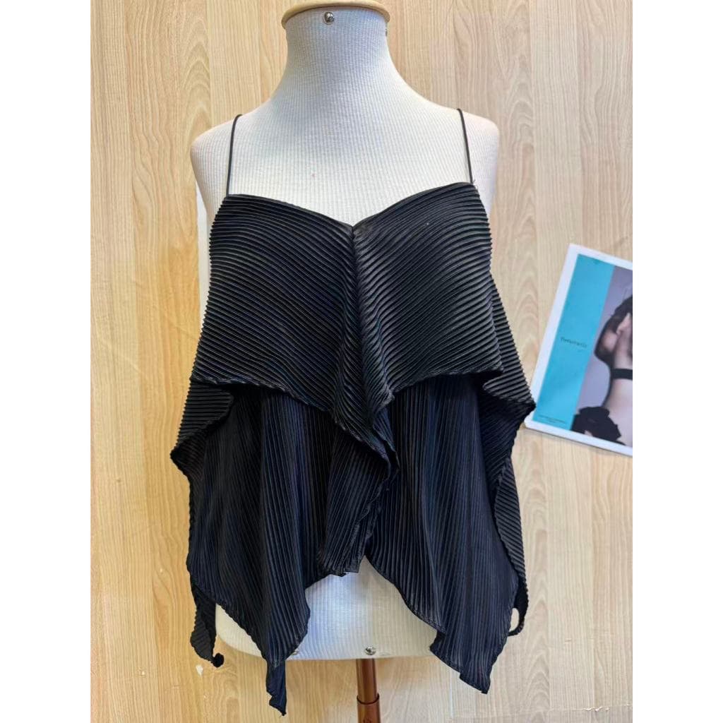 Blusa Femenina Babado Tiras Finas Tamanho Unico Moda Estilo Soltinho Elegante