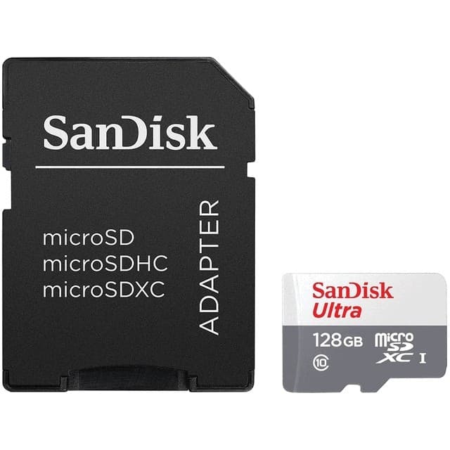 CARTAO MICROSD 128GB C/ADAPTADOR ULTRA SDSQUNR-128G-GN3MA