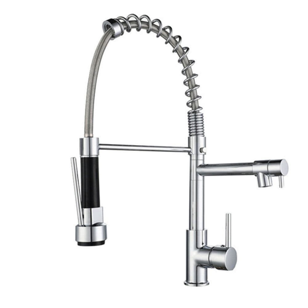 Torneira Gourmet Cozinha Monocomando 360° Inox Luxo