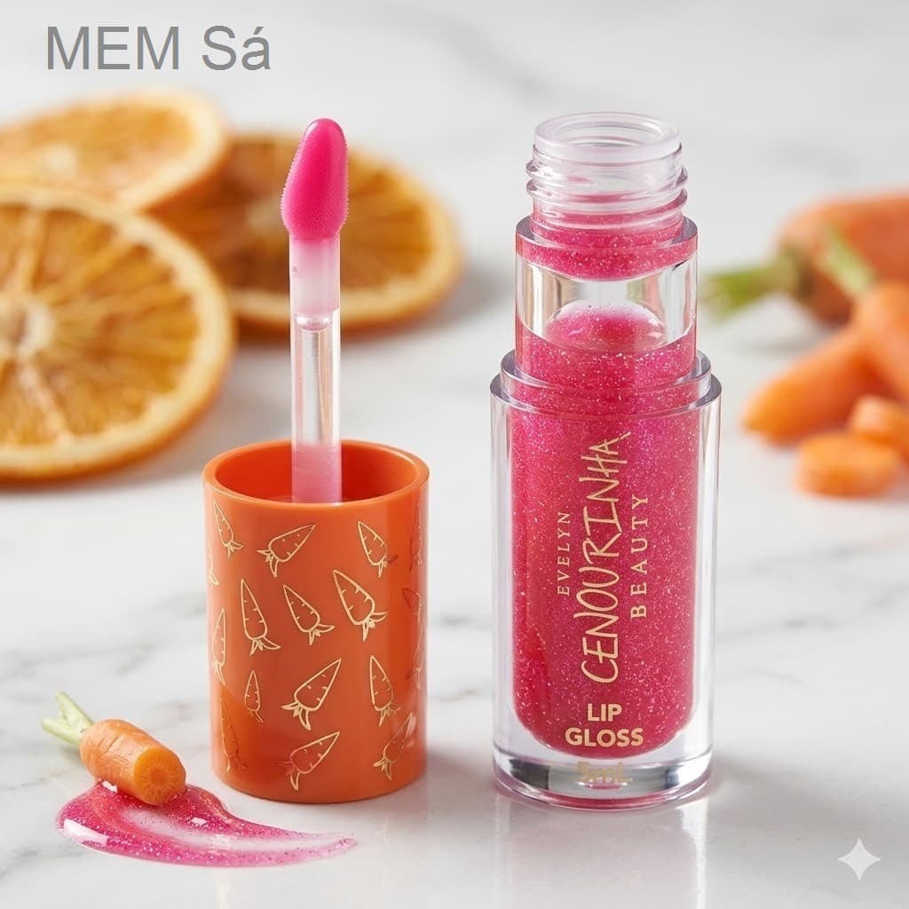Lip Gloss e Lip Oil Evelyn Cenourinha Beauty Escolha Sua Cor ORIGINALKCMF