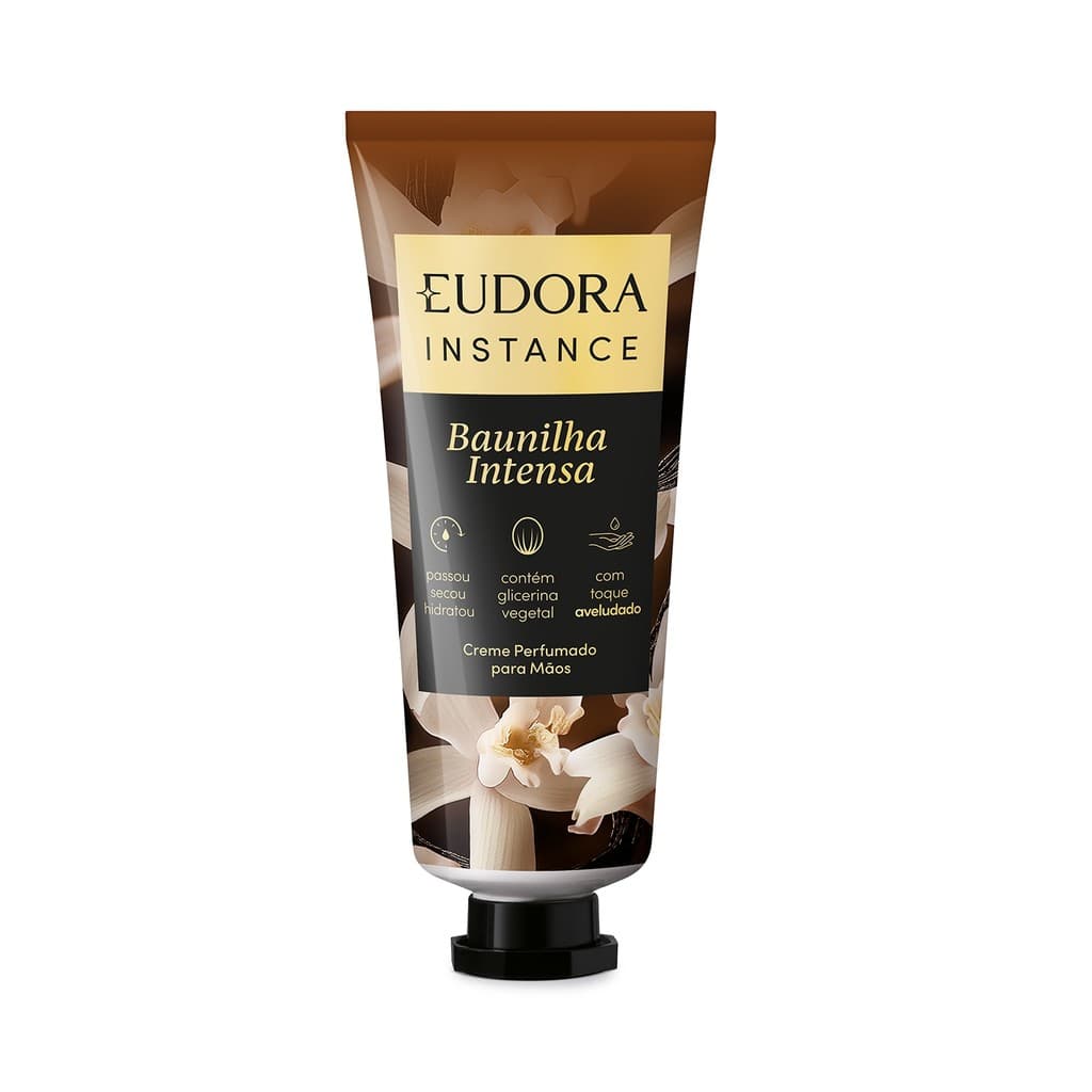 Eudora Instance Baunilha Intensa Creme Perfumado Para Mãos 30g