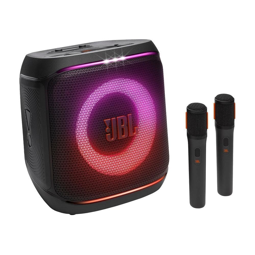 Caixa de Som 100W RMS Partybox Encore 2, Bluetooth, com 2 microfones sem fio, Bateria Recarregavel, JBLPBENCORE22MICBR