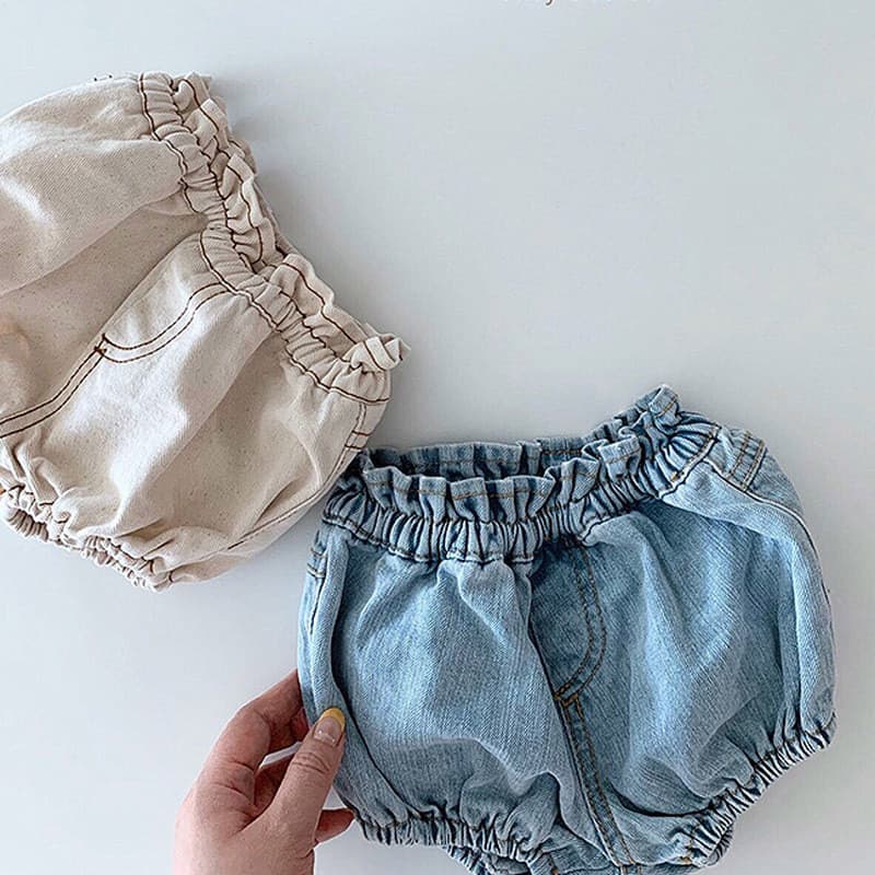 Ins verão coreano masculino feminino calças de bebê Denim Shorts moda grande PP pão calças exterior Wear crianças