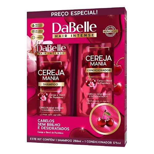 Kit DaBelle Shampoo + Condicionador Cereja Mania 425ml