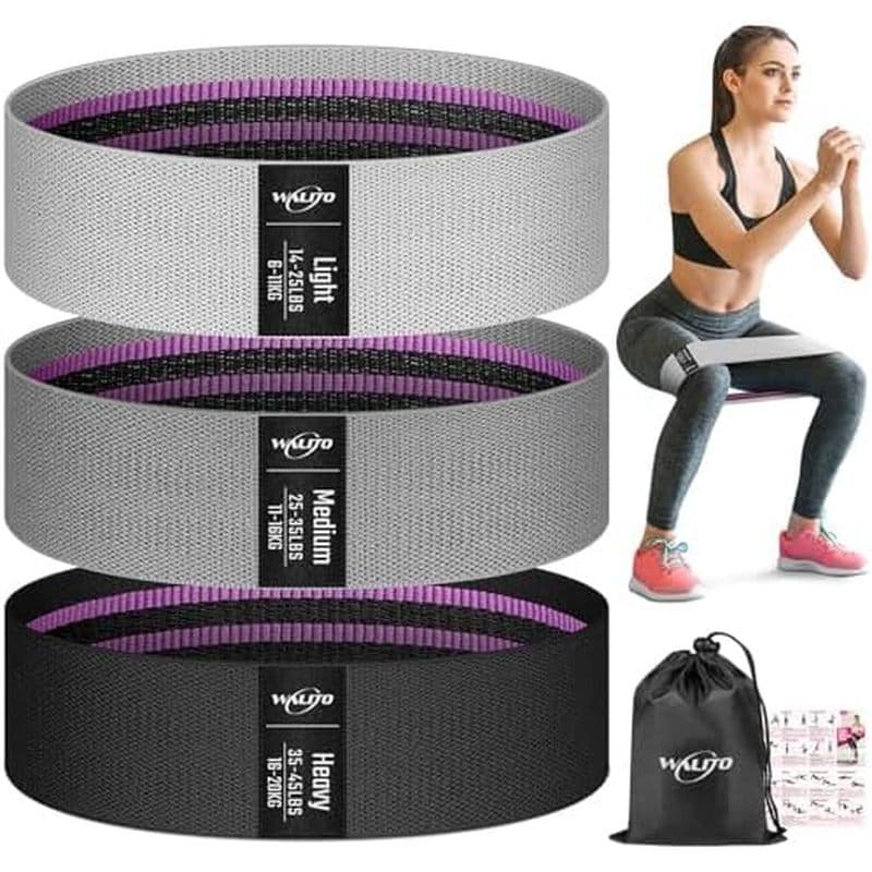 Faixas De Resistência WALITO Para Exercícios , De Tecido Pernas E Bumbum Treino Mulheres Homens , Faixa De Espólio Conju