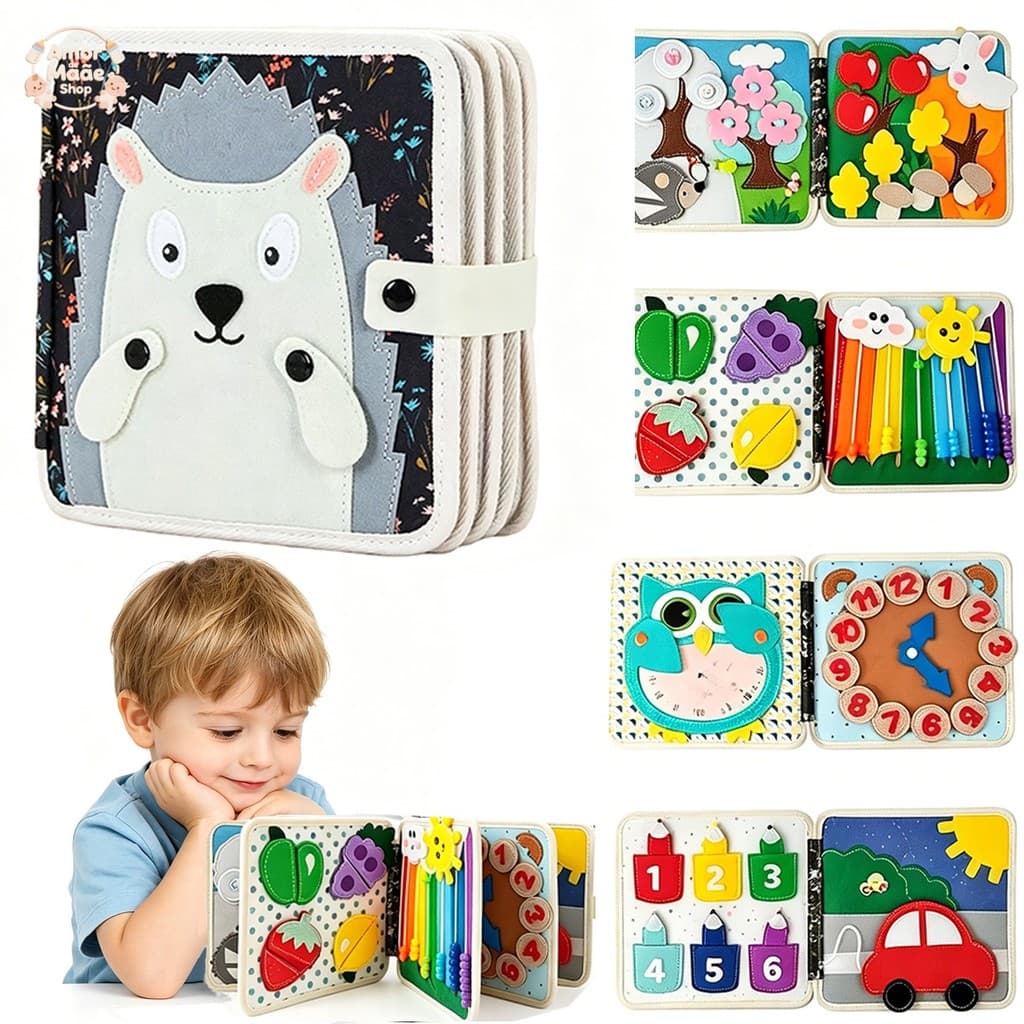 Brinquedos Maleta Sensoriais Básicos De Habilidades De Vida Para Toddlers Montessori Busy Board