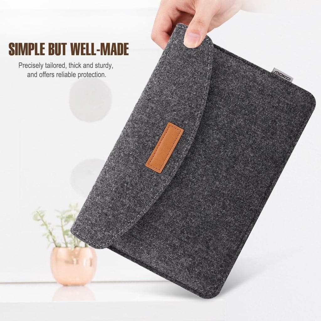 MoKo 9-11 Polegadas E 7-8 Bolsa De Feltro Para Tablet Transporte iPad Air M2 , 9/8/7th 10.2'Mini 6/5/4/3/2/1