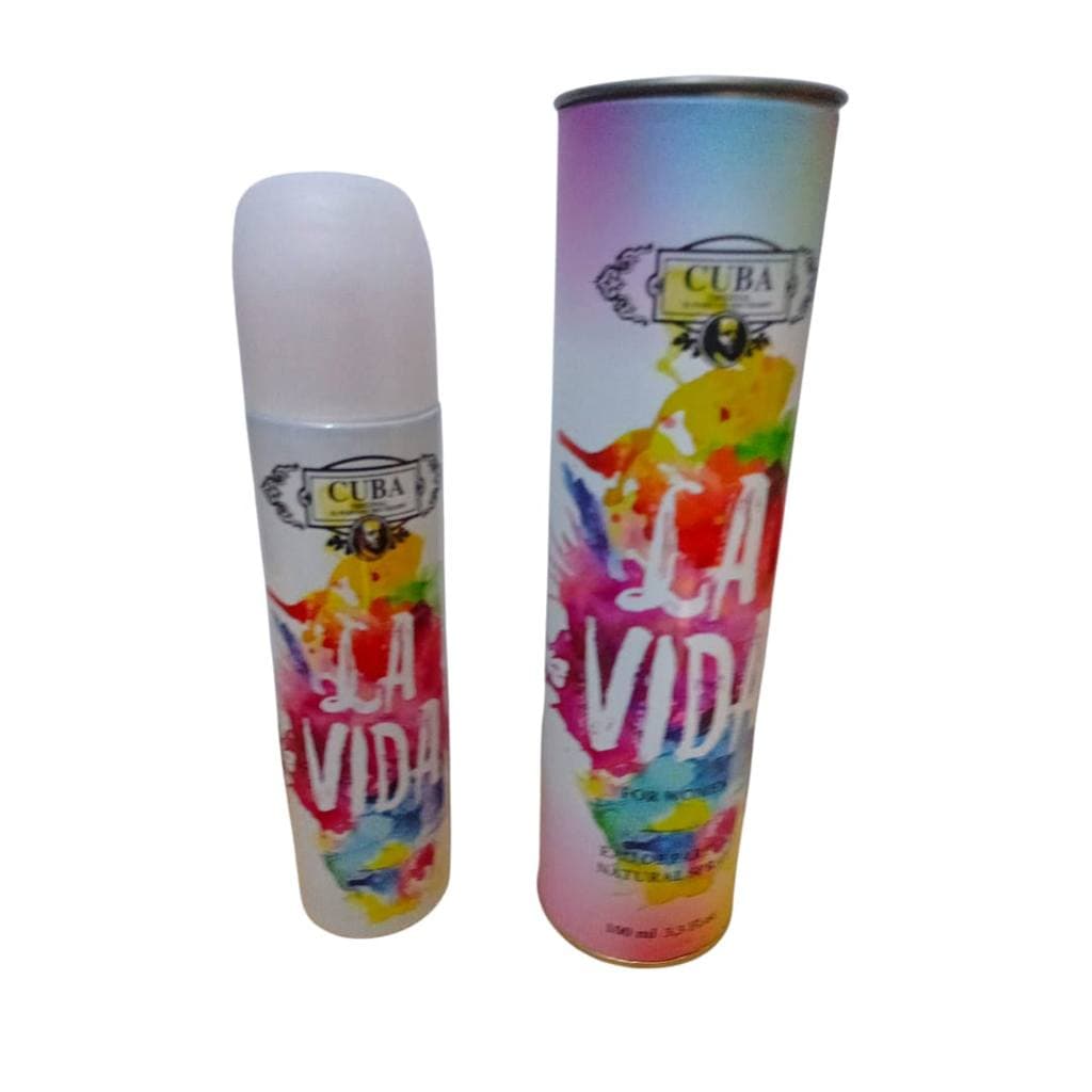 Perfume Cuba La Vida Feminino 100ml Original Lacrado Eau De Parfum Fragrância Importada Elegante
