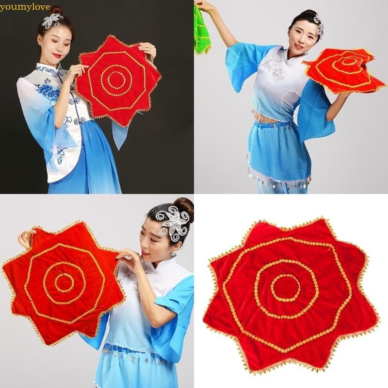 youmylove Lenço Dança Tradicional Chinês Poliéster Para Homens Palco Mostra T