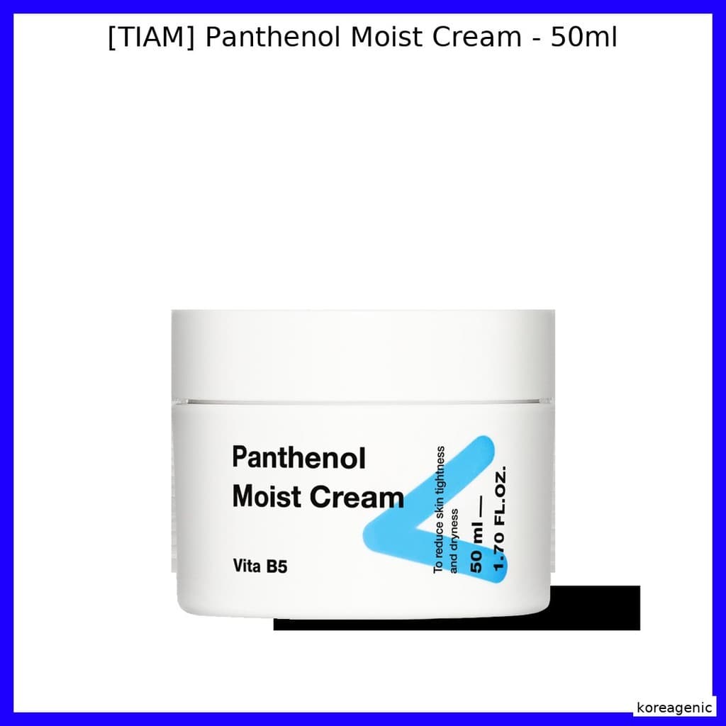 [TIAM] Creme Húmido Pantenol-50ml/Hidratante , Leve