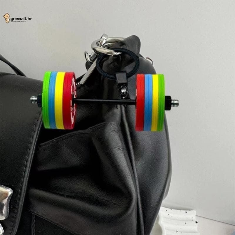 Chaveiro de Barra Destacável Elegante - Acessórios de Presente de Academia em Metal FUYT