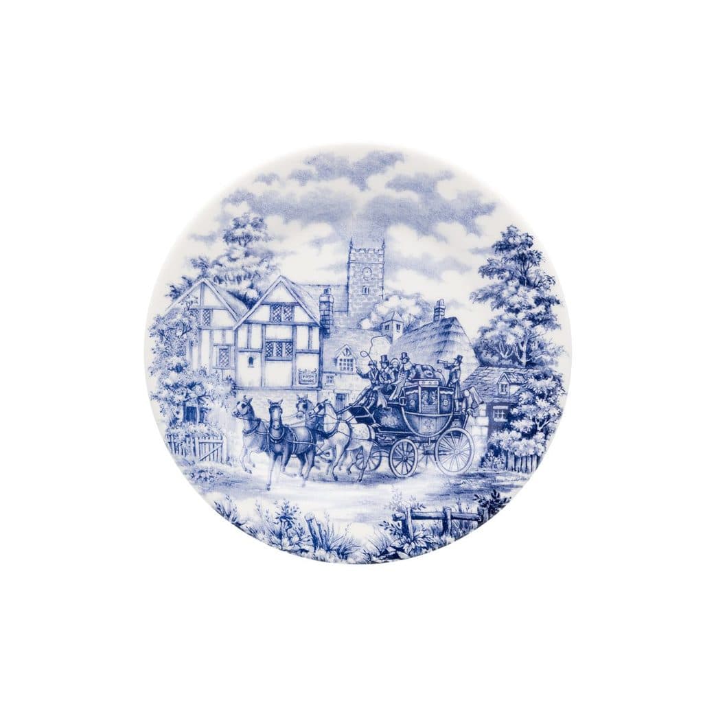 Prato Sobremesa Biona Cena Inglesa em Cerâmica Decorada 18 cm - Oxford