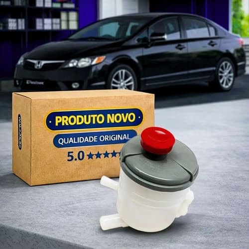 Reservatório Óleo Direção Hidráulica + Tampa para Honda New Civic 1.8 2007 2008 2009 2010 2011 53701-SNA-A01 Novo