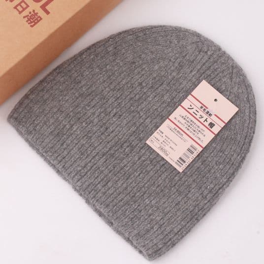 Chapéu de malha japonês com pedido Original, chapéu de lã, proteção quente para os ouvidos, pele de melão, chapéu frio,