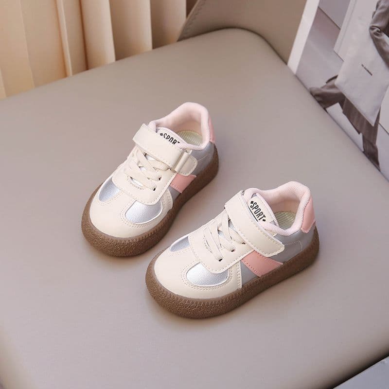 Primavera outono novo estilo sapatos infantis antiderrapante sola macia sapatos da criança do bebê respirável meninos me