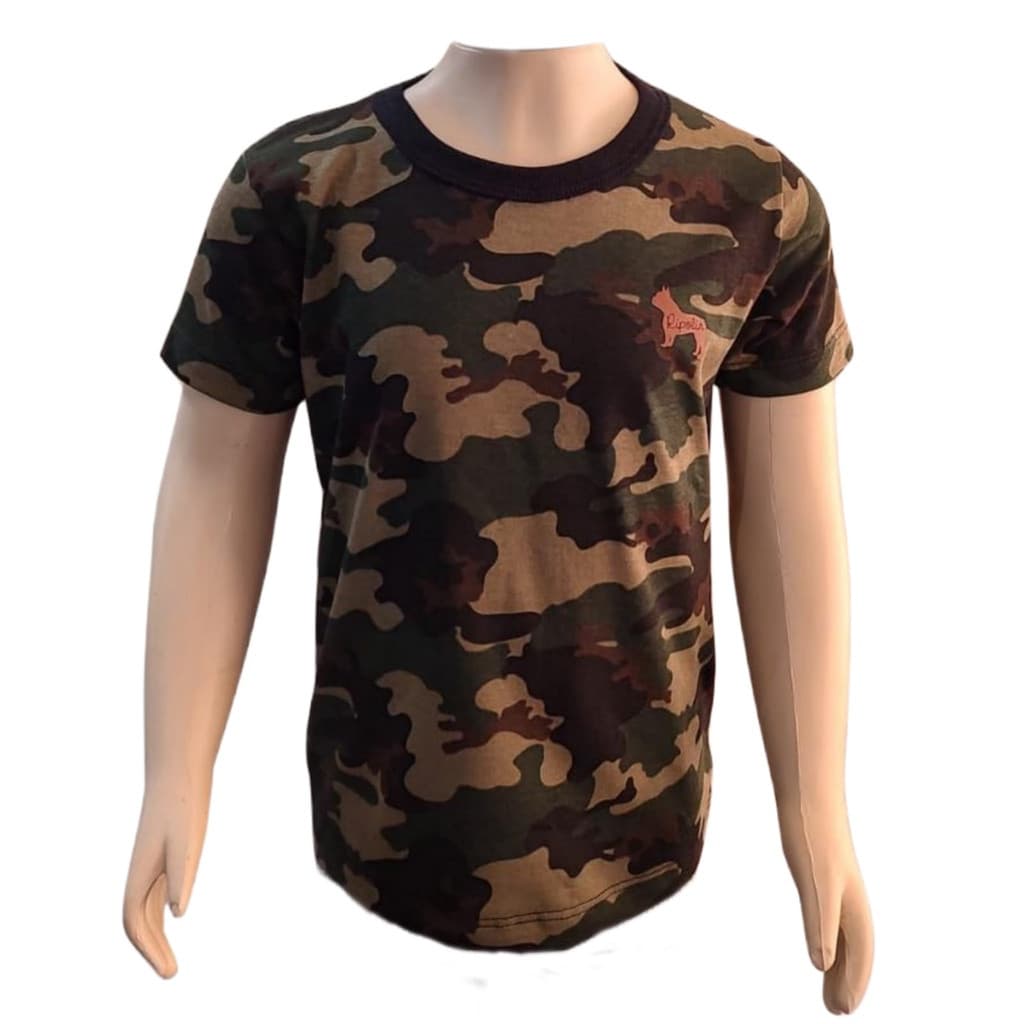 Camisa militar camuflado exército infantil juvenil unissex juvenil menino menina tamanho 1 ao 10