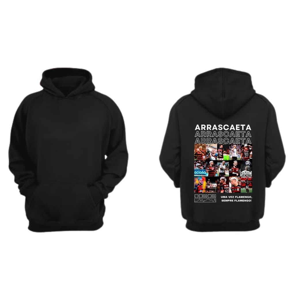 Moletom Blusa De frio Arrascaeta Jogador Futebol Promoção Adulto e Infantil