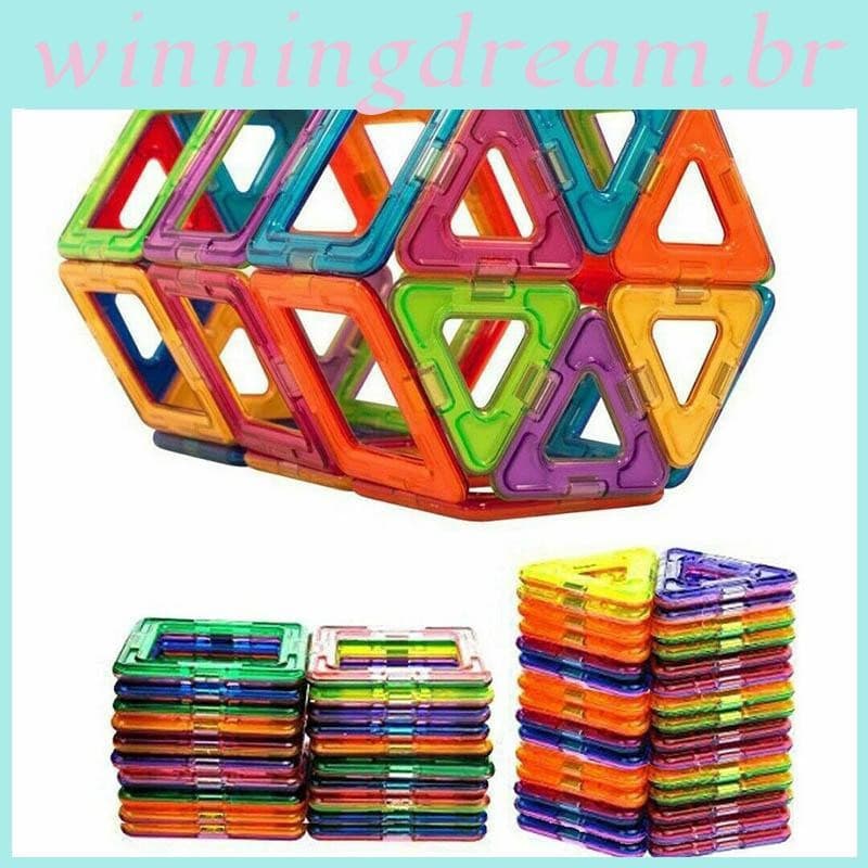 Construção 30/50/100pcs Blocos Magnéticos Brinquedos Mágicos Educacionais Crianças