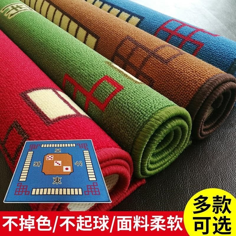 Mahjong toalha de mesa tapete doméstico jogando jogando sala de xadrez resistente ao desgaste engrossado cinto antiderra
