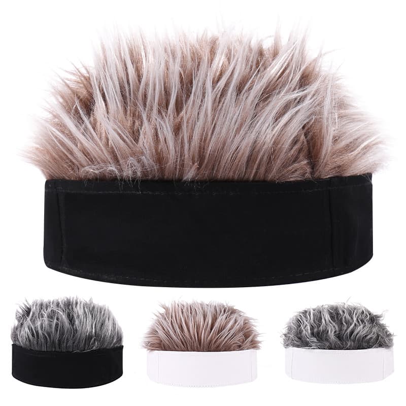 Único protetor solar chapéu peruca boné tudo-em-um boné feminino chapéu de cabelo curto chapéu masculino bola boné de be