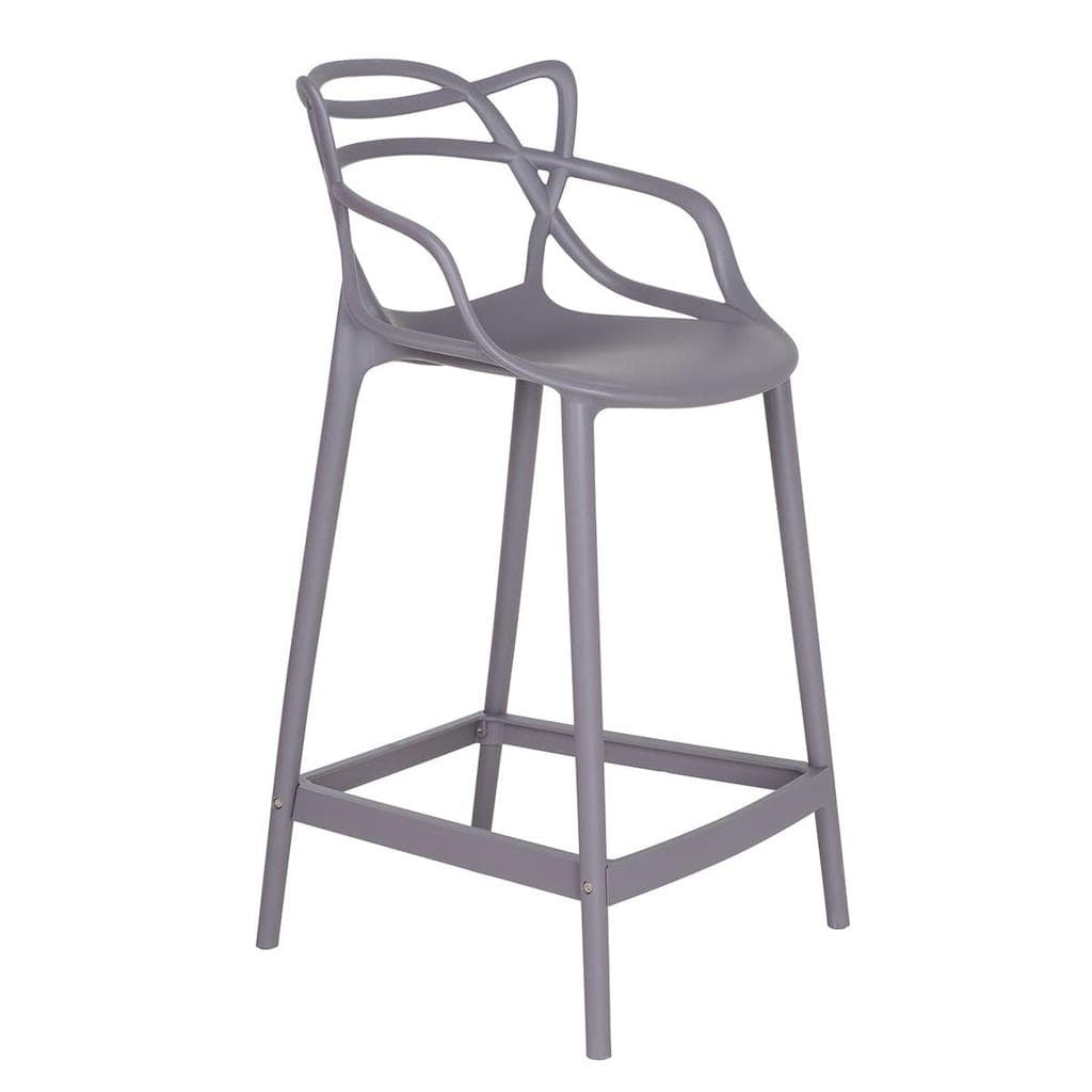 Banqueta média para bancada Master Allegra em Polipropileno 66 cm - Fendi