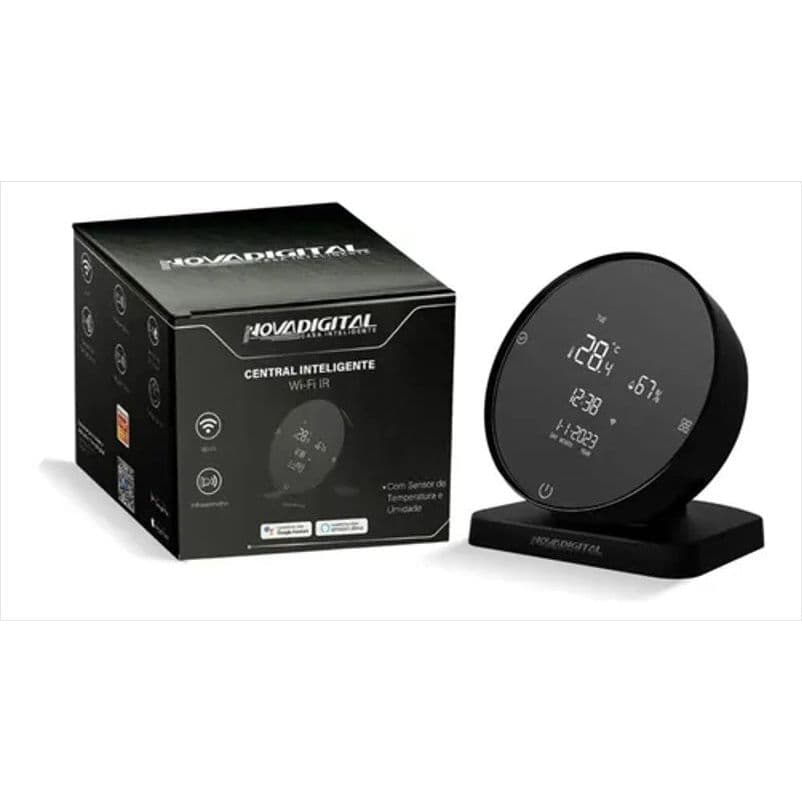 Central Inteligente Wi-Fi IR Com Sensor de Temperatura e Umidade