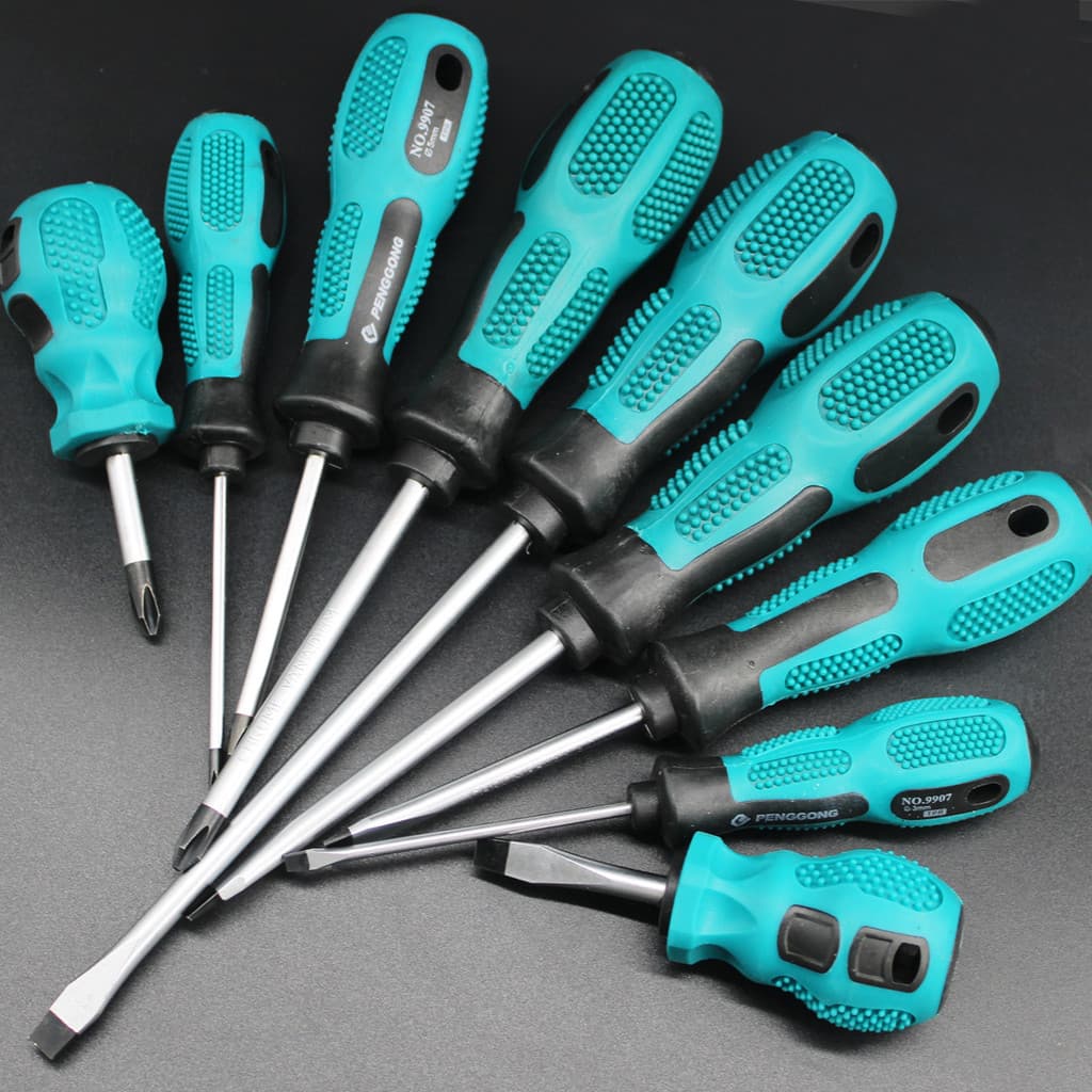 Chave de fenda Phillips chave de fenda plana pequena flor de ameixa chave de fenda doméstica Super dura forte ferramenta