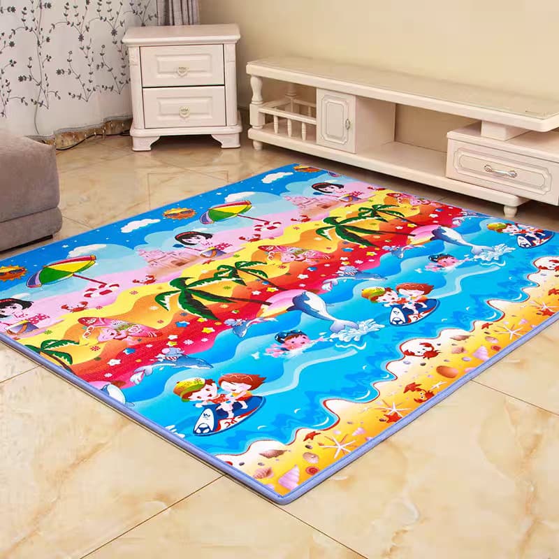 Tapete de Atividades Dupla Face 200cmx180cm Infantil Emborrachado Educativo bebê crianças