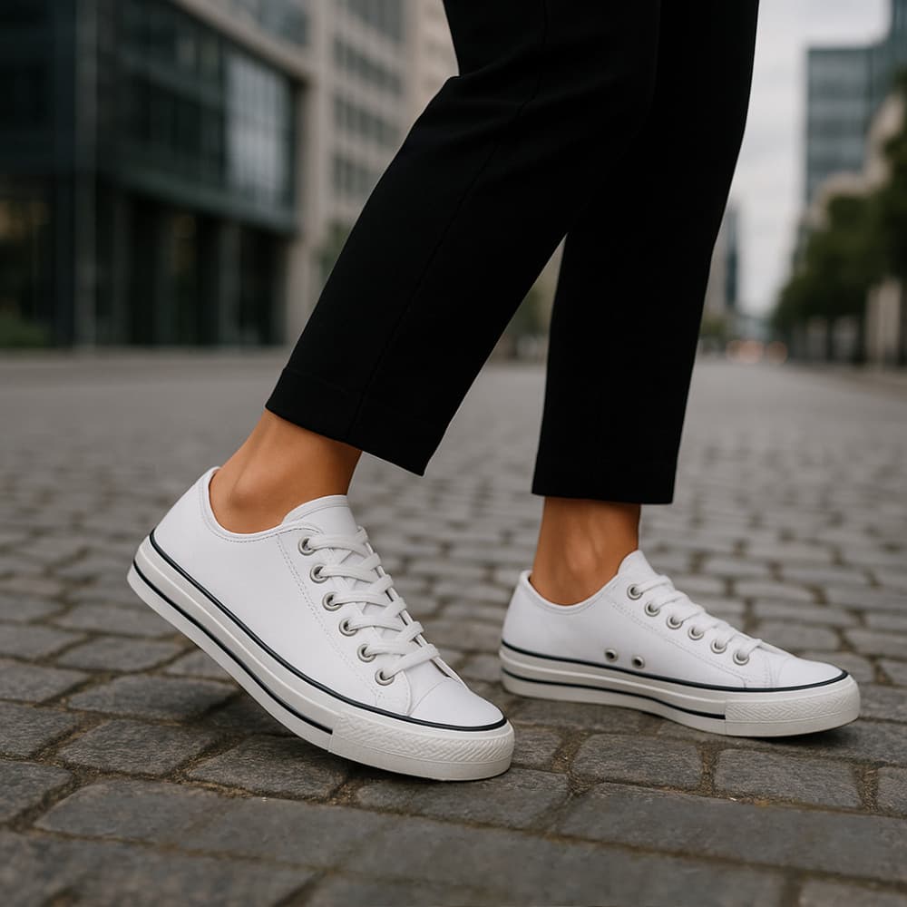 Tênis Casual Feminino Estiloso Confortável Leve Moda Dia a Dia Passeio Urbano 2025