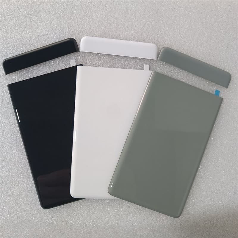 Para Google Pixel 7 Pro Superior Traseiro Capa Traseira Tiras De Vidro + Tampa Da Bateria Porta Habitação Peças Reposiçã