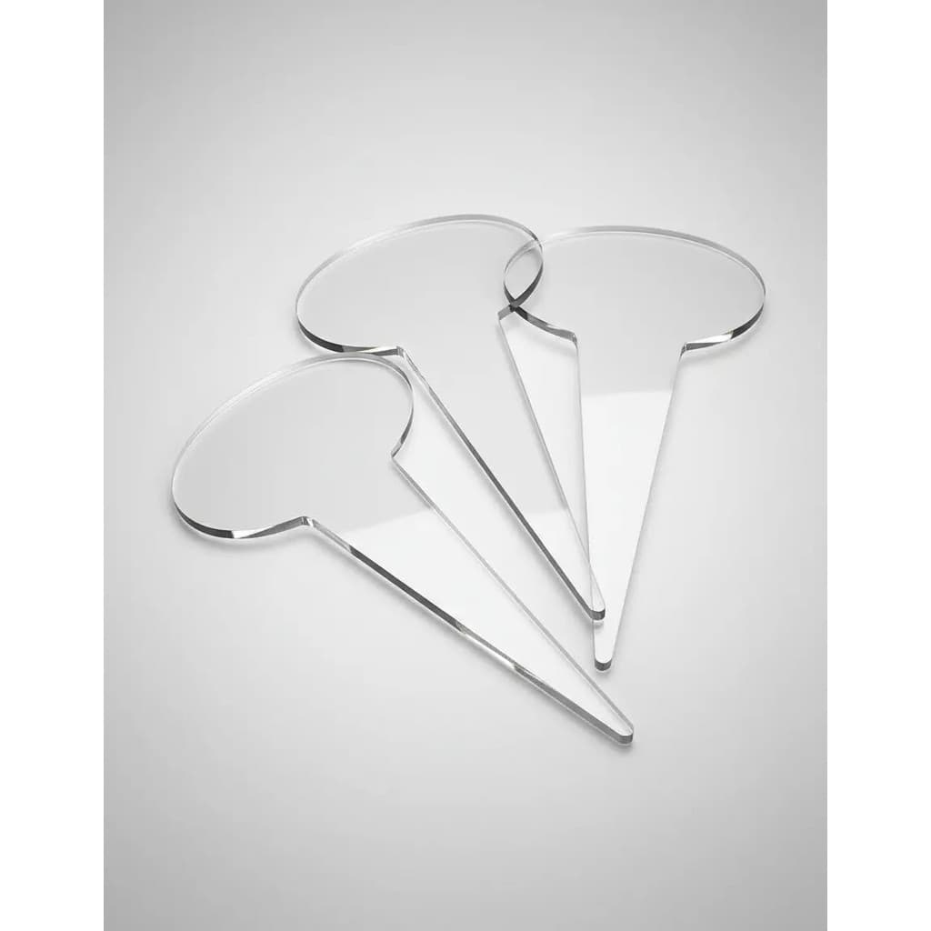 Kit 10 Placas Para Gelato Sorvete Açaí Acrílico Sorveteria
