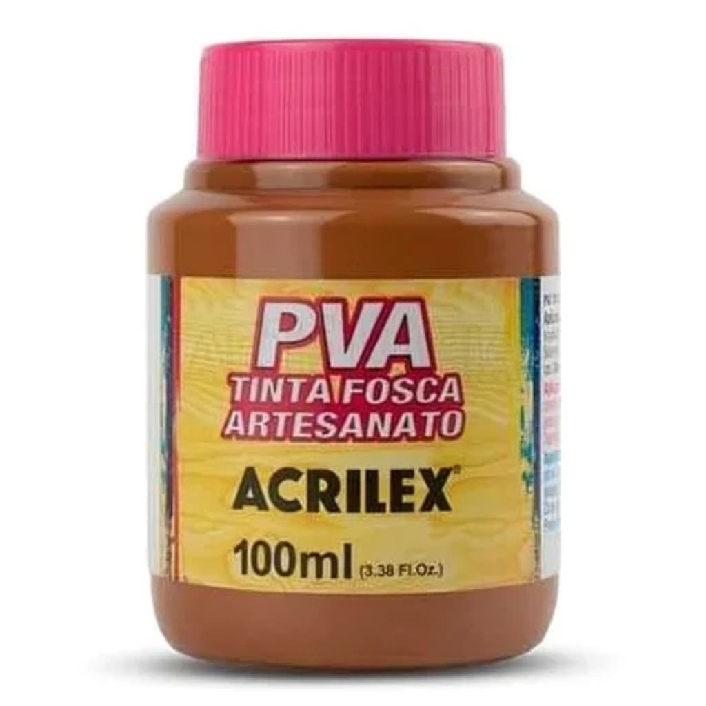 Tinta Plástica 100ml Marrom 531 Acrilex