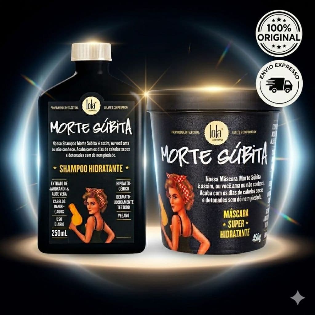 Tratamento Capilar Morte Subita Lola Cosmetics: Shampoo e Mascara