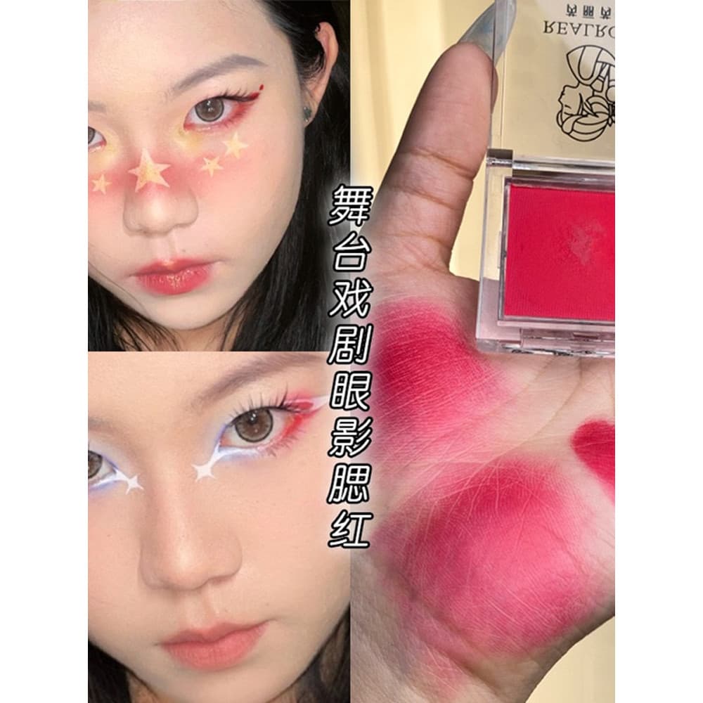 Palco maquiagem sombra palco maquiagem cor renderização de longa duração à prova dwaterproof água perolado fosco desempe