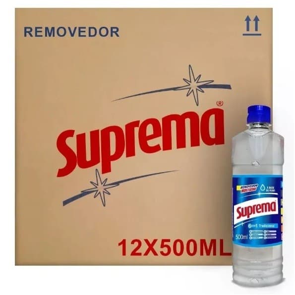 Kit Atacado Limpador Perfumado Suprema Tradicional Multisuperfícies 12x DE500ML CADA