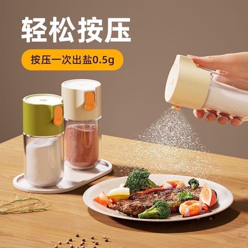 Japão quantitativo saleiro tempero Jar cozinha preciso controle de sal shaker saleiro grande capacidade cozinha tempero
