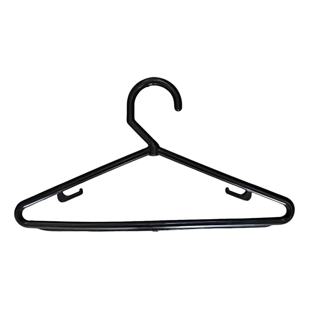 Cabides Montar Loja Infantil Para Calças, Camisas Kit De 100 Unidades Cor Preto