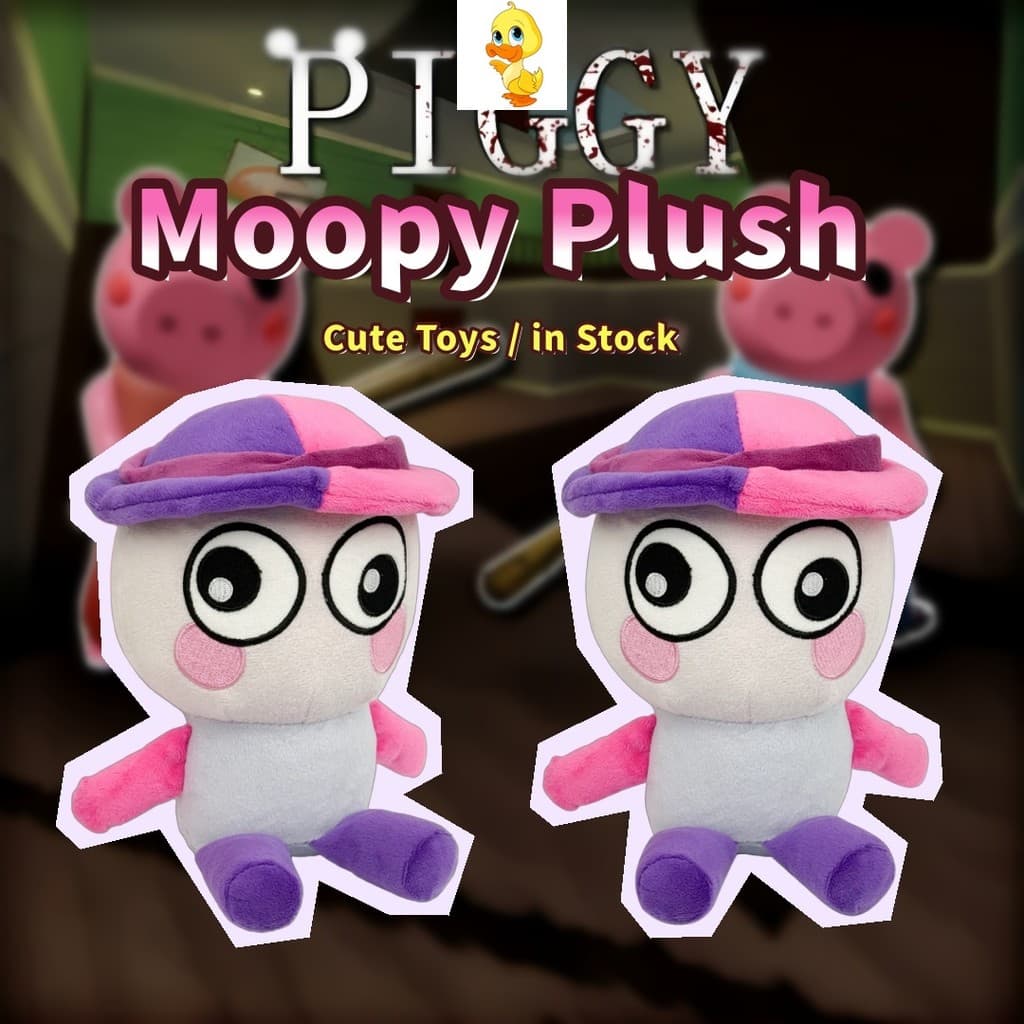Mais ✨ Roblox Piggy Plush Cute Moopy Plushie Boneca Personagem De Jogo Divertido Brinquedo De Pelúcia Para Bebê Soft Tra