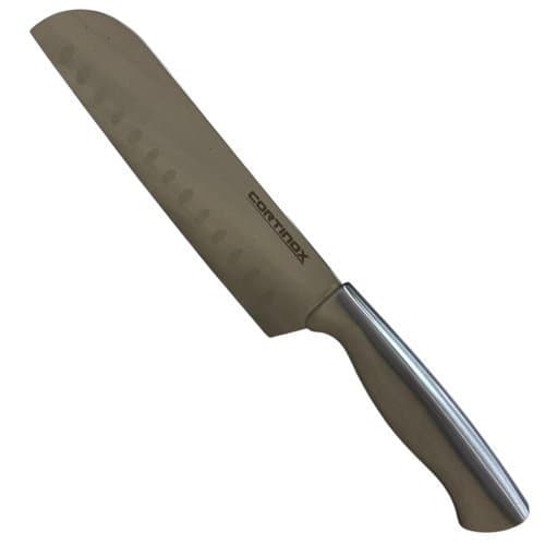 Cutelo Inox Culinario Profissional Faca Aco Brilhante Cozinha Chef 31cm