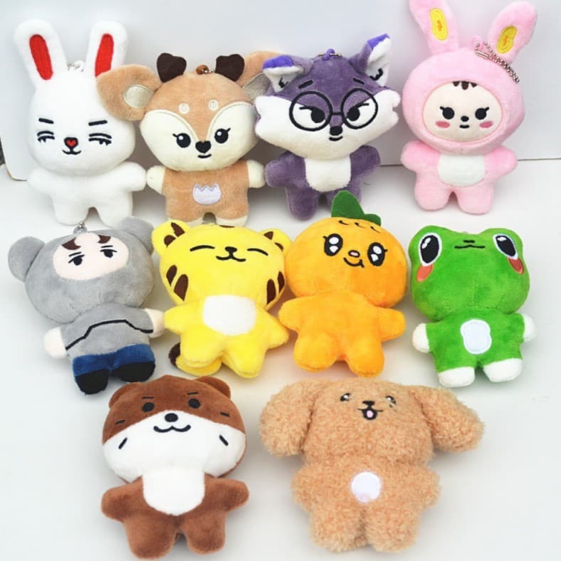 Kpop Idol Dezessete Miniteen Bolsa De Boneca De Pelúcia Chaveiro DK JUN Wonwoo THE8 Estatueta