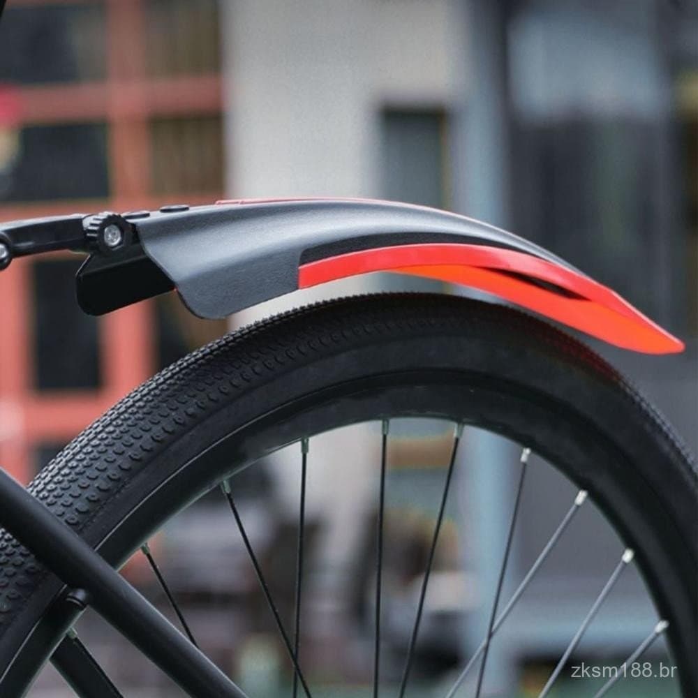 Conjunto de 2 peças de para-lamas de bicicleta reforçados, acessórios de para-lama traseiro para bicicletas de montanha