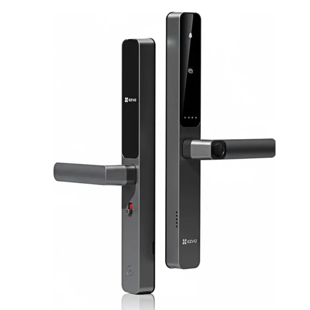 Fechadura Digital Ezviz DL06 WiFi Biometria Senha Cartão App Perfil Estreito