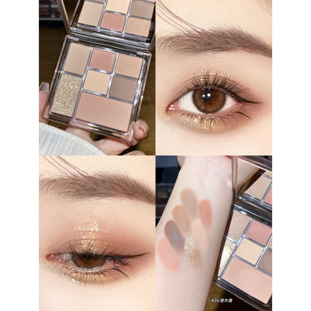 Cor de venda quente da atmosfera de inverno!Juduo juduo Tangram Play Fun Paleta de sombras de sete cores e quatro cores